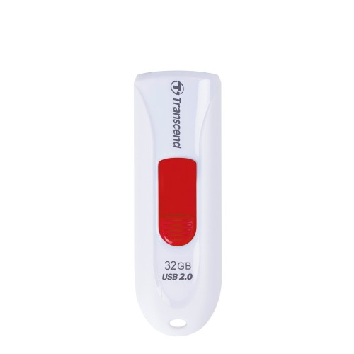 Флаш памет Transcend 32GB JetFlash 590 USB 2.0, White Флаш памет Transcend 32GB JetFlash 590 USB 2.0, White
