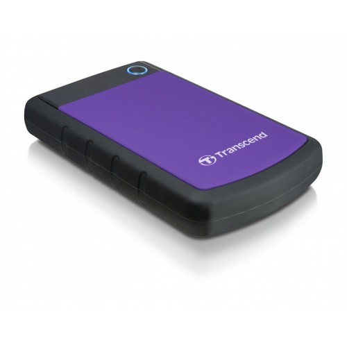 Твърд диск Transcend 4TB StoreJet 25H3 USB 3.0 2.5" Rubber Case, Anti-Shock, Purple Твърд диск Transcend 4TB StoreJet 25H3 USB 3.0 2.5" Rubber Case, Anti-Shock, Purple
