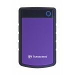 Твърд диск Transcend 4TB StoreJet 25H3 USB 3.0 2.5" Rubber Case, Anti-Shock, Purple Твърд диск Transcend 4TB StoreJet 25H3 USB 3.0 2.5" Rubber Case, Anti-Shock, Purple