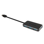 USB 3.0 4-портов хъб Transcend USB 3.0, 4-Port HUB, Ultra slim and portable, Black USB 3.0 4-портов хъб Transcend USB 3.0, 4-Port HUB, Ultra slim and portable, Black