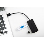 USB 3.0 4-портов хъб Transcend USB 3.0, 4-Port HUB, Ultra slim and portable, Black USB 3.0 4-портов хъб Transcend USB 3.0, 4-Port HUB, Ultra slim and portable, Black