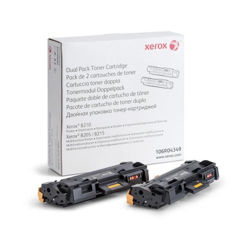 Тонер Black  за B210, B205, B215(Dual pack 6K)