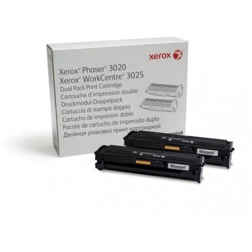 Консуматив Print Cartridge за Xerox Phaser 3020 / WC 3025  Dual Pack - 3К